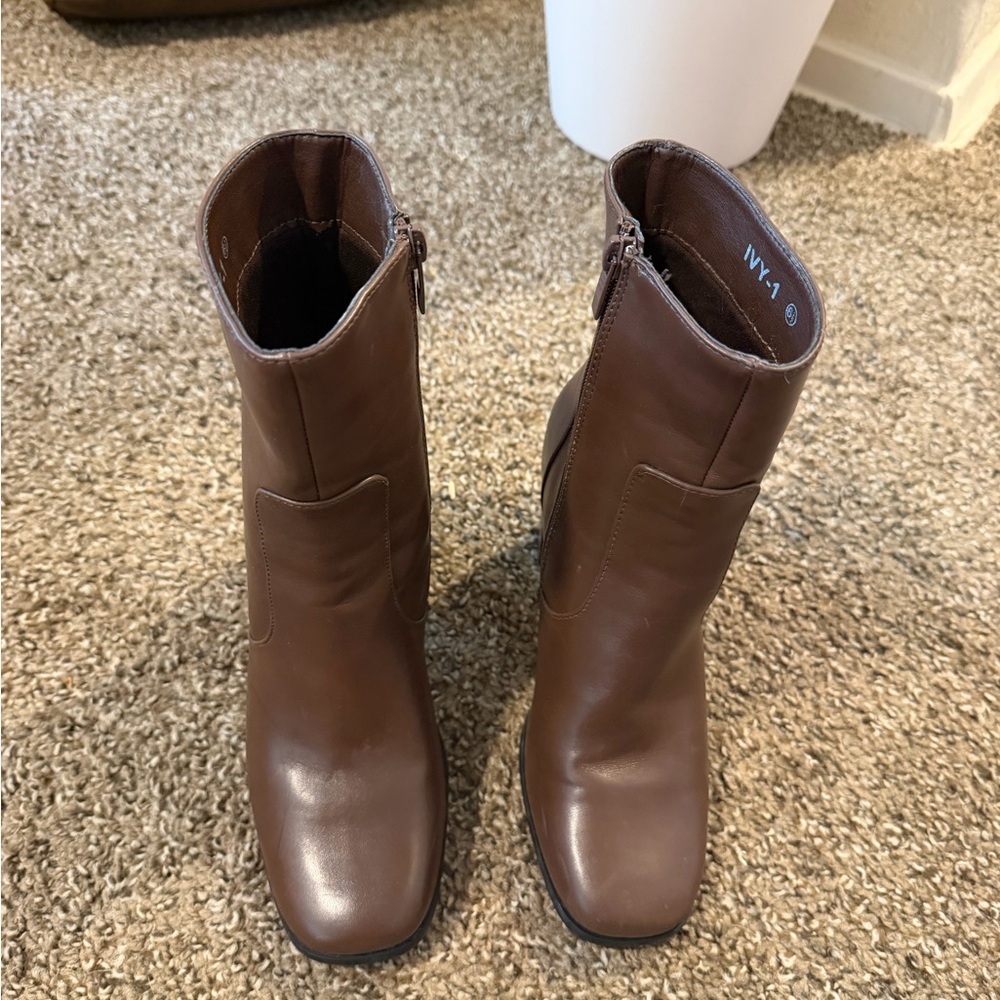 Brown Booties - Picture 5 of 6